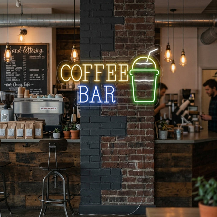 "Koffiekop, Coffee Bar" Neon Verlichting
