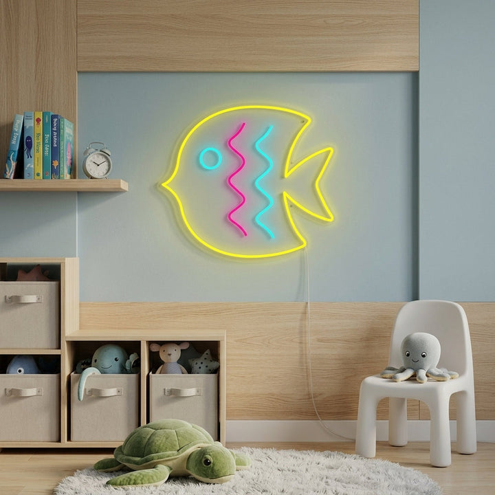 "Tropische Vis, Decor Kinderkamer" Neon Verlichting