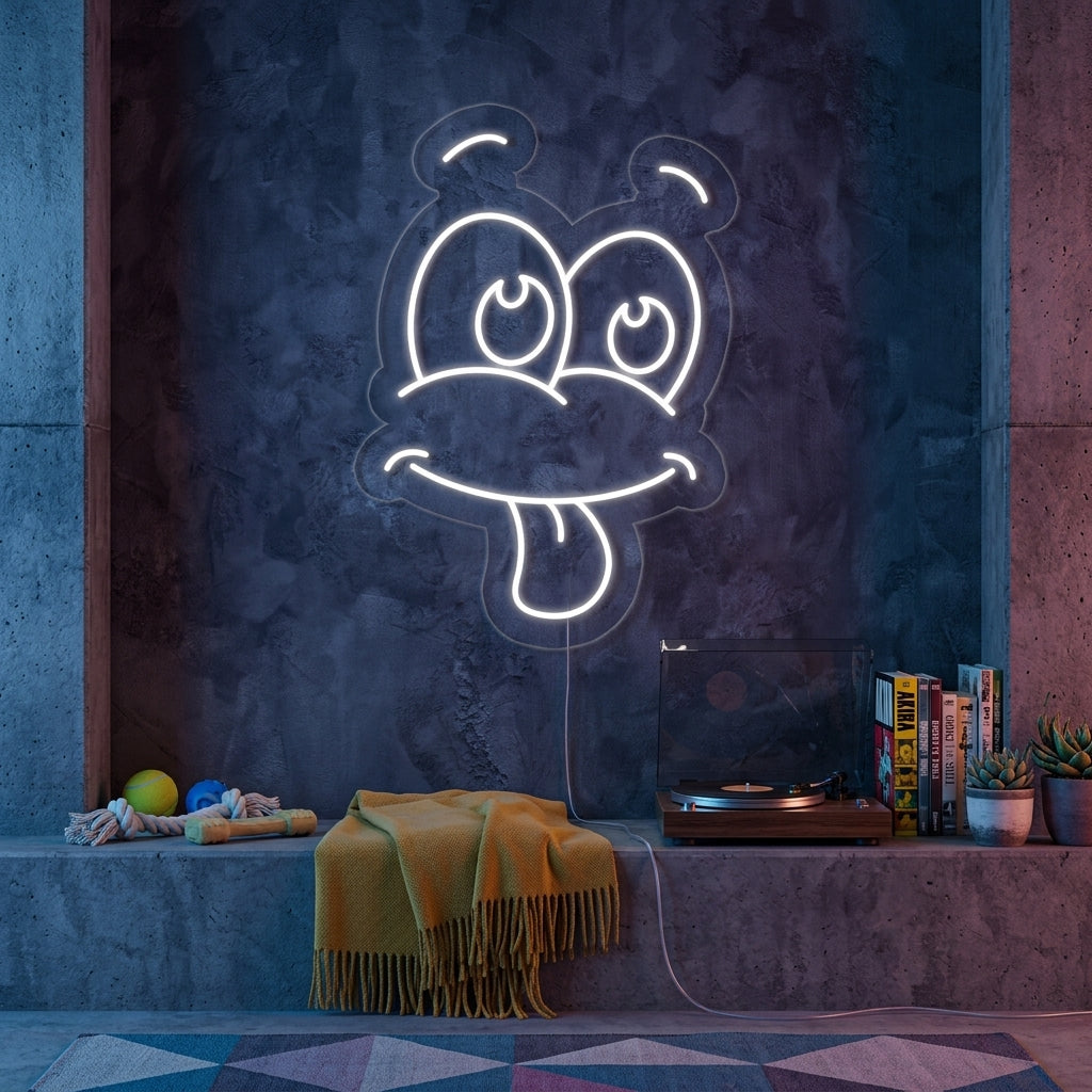 "Dwaas, Hond" Neon Verlichting