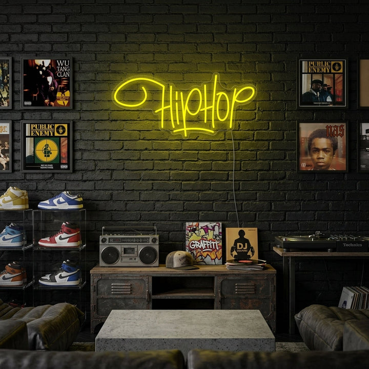"Hip Hop Rap Muziek" Neon Verlichting