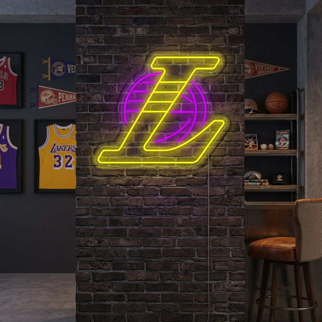 "La Basketbal Team Logo" Neonbord