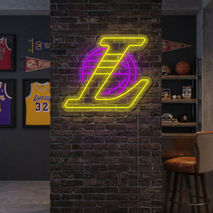 "La Basketbal Team Logo" Neonbord