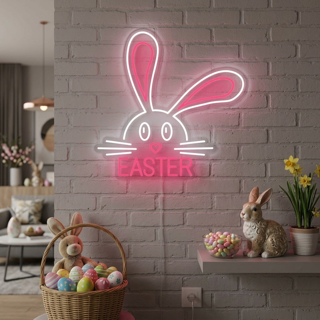 "Paashaas Konijn Dier" Neon Verlichting