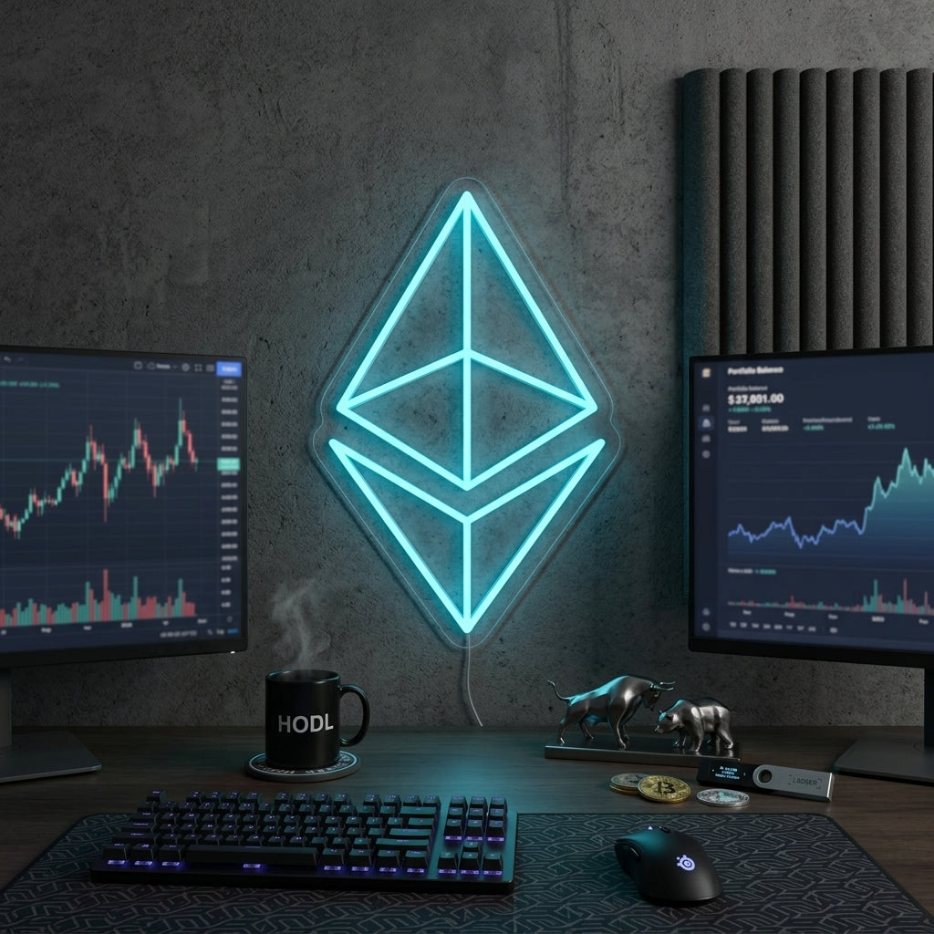 "Ethereum Eth" Neon Verlichting