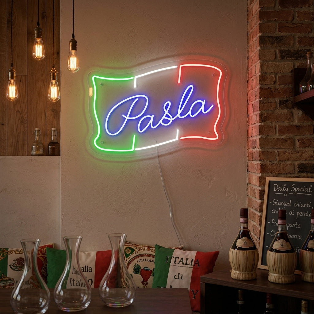 "PASTA, Italiaans eten" Neon Verlichting