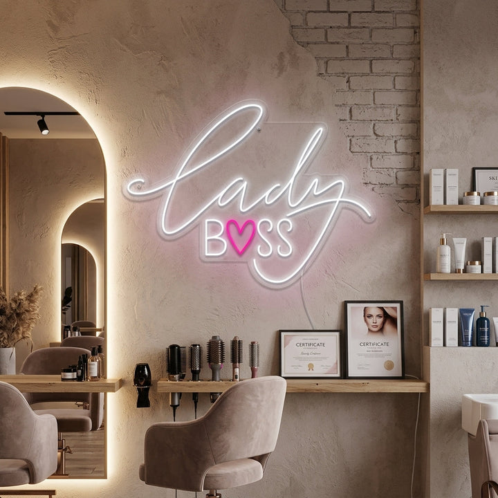 "Lady Boss" Neon Verlichting