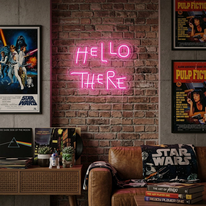 "Hello There" Neon Verlichting