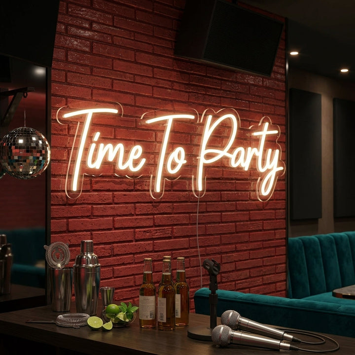 "Time To Party" Neon Verlichting