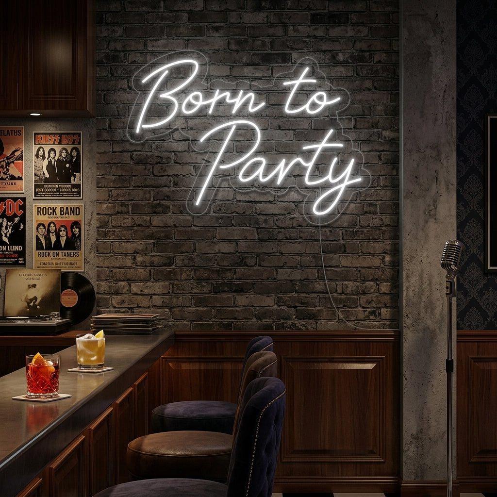 "Born To Party" Neon Verlichting