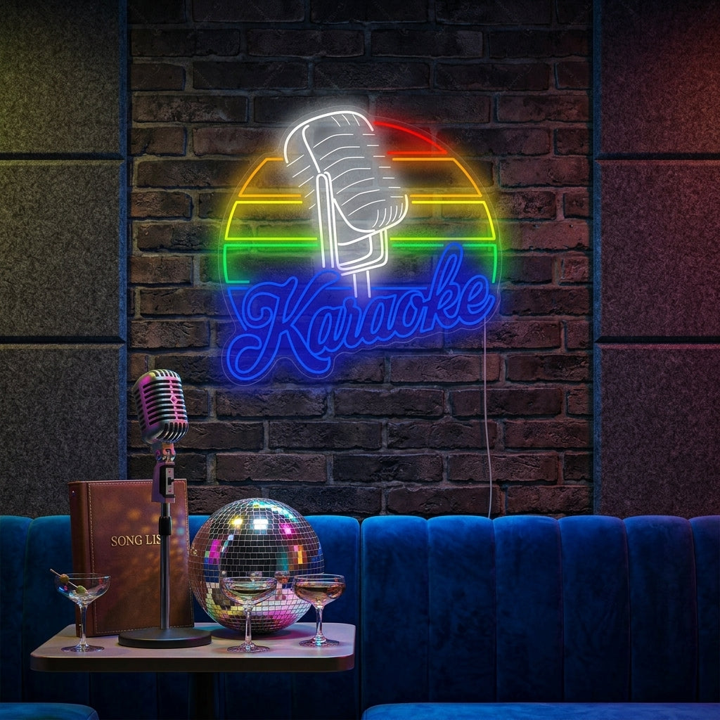 "Karaoke" Neonbord