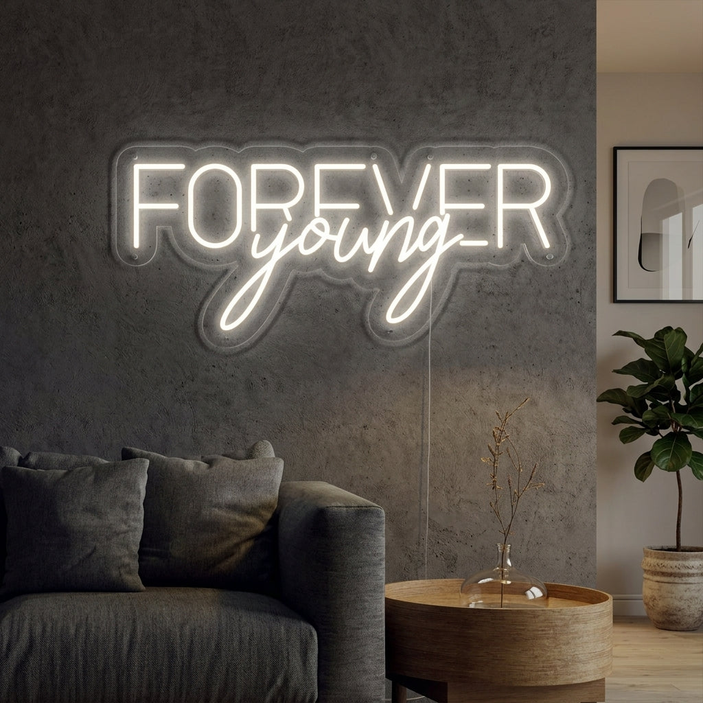 "Forever Young" Neon Verlichting