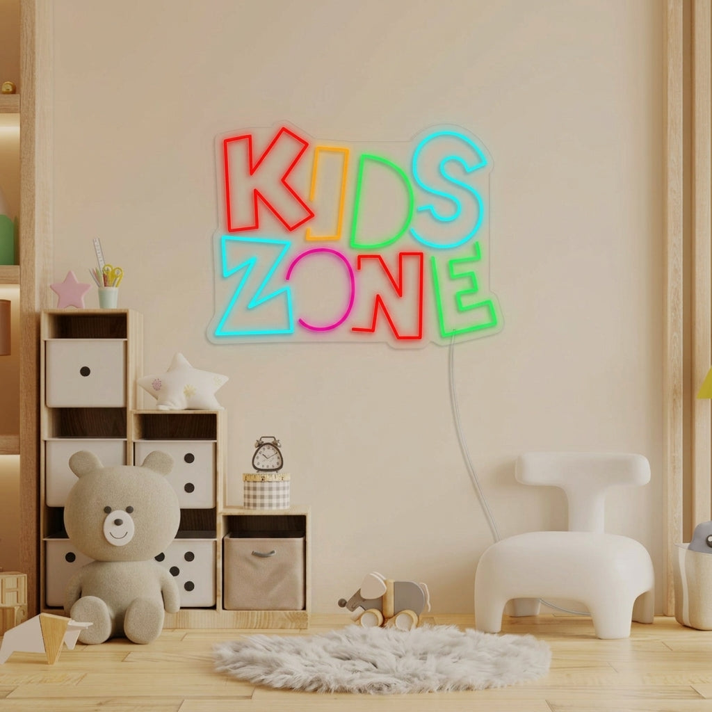 "Kids Zone, Kinderzimmerdekor" Neon Verlichting