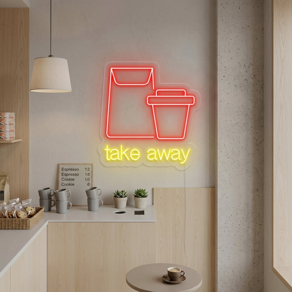 "Take Away" Neon Verlichting