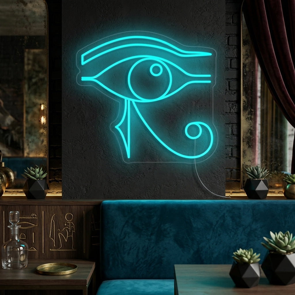 "Egypte Oog Van Horus" Neon Verlichting