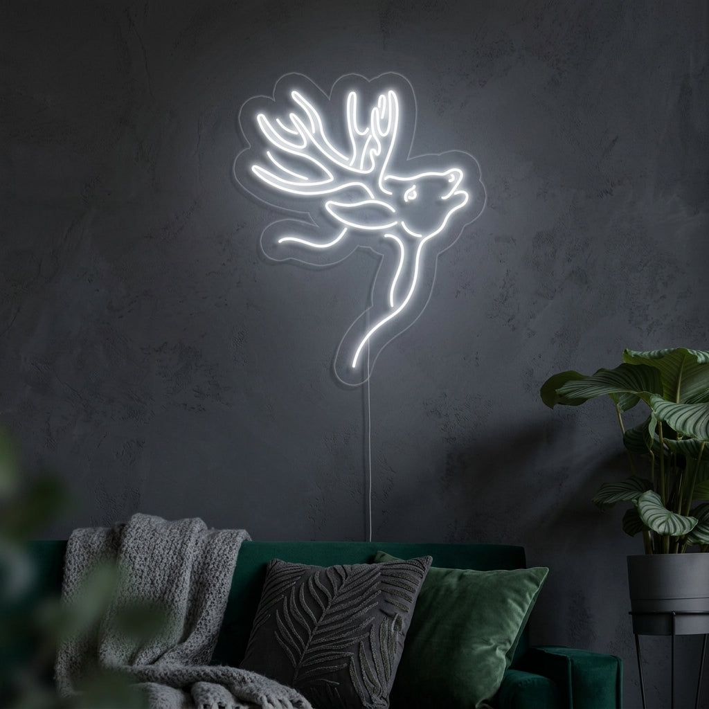 "Hert" Neon Verlichting