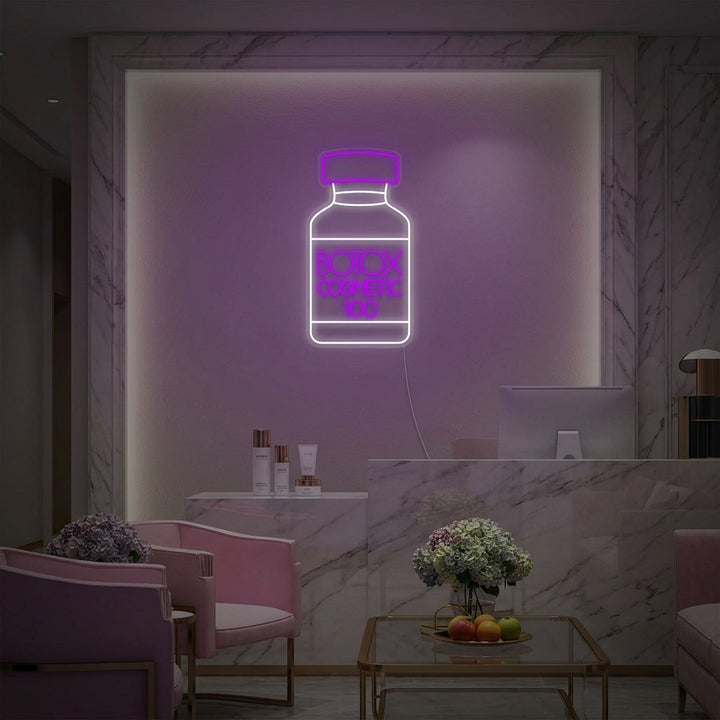 "Botox Cosmetica Winkel Huidverzorgingscentrum" Neon Verlichting