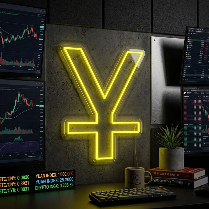 "Chinese Yuan" Neon Verlichting