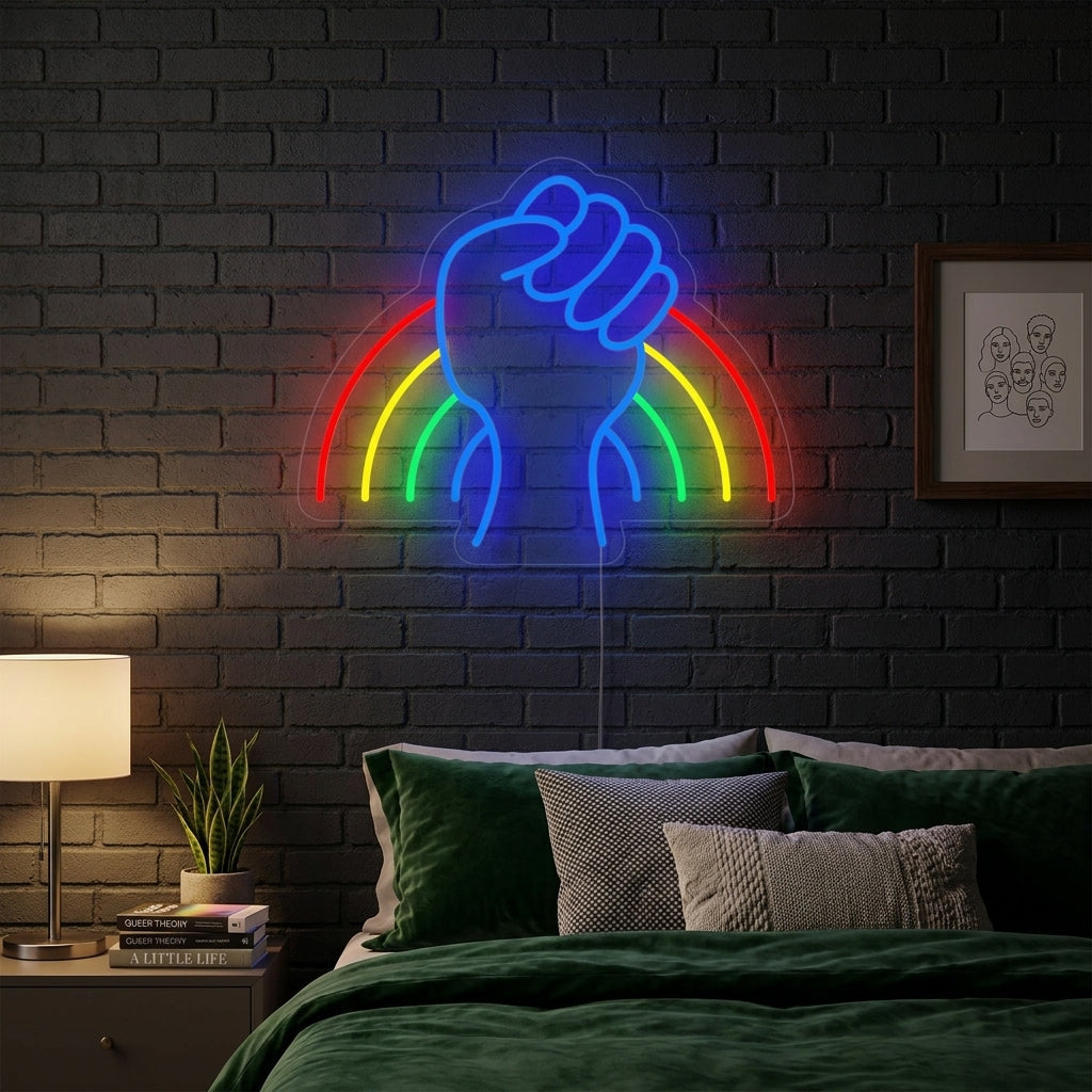 "Regenboogvlag Lgbt-Trots Uniek" Neon Verlichting