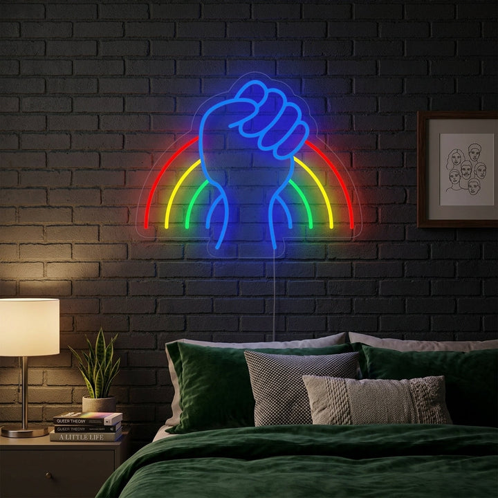 "Regenboogvlag Lgbt-Trots Uniek" Neon Verlichting
