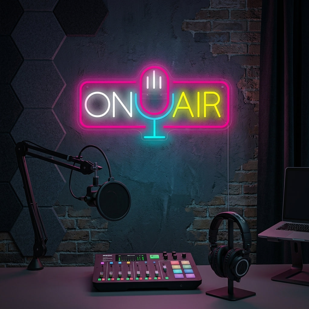 "On Air" Neonbord