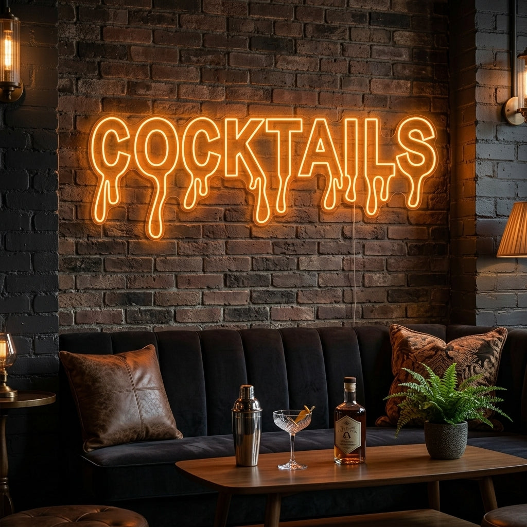 "Cocktails" Neonbord