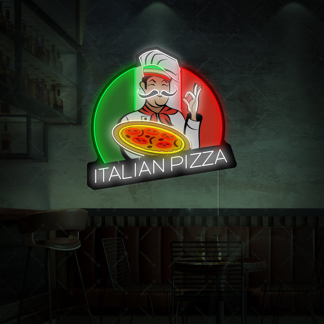 "Italian Pizza" Neonbord