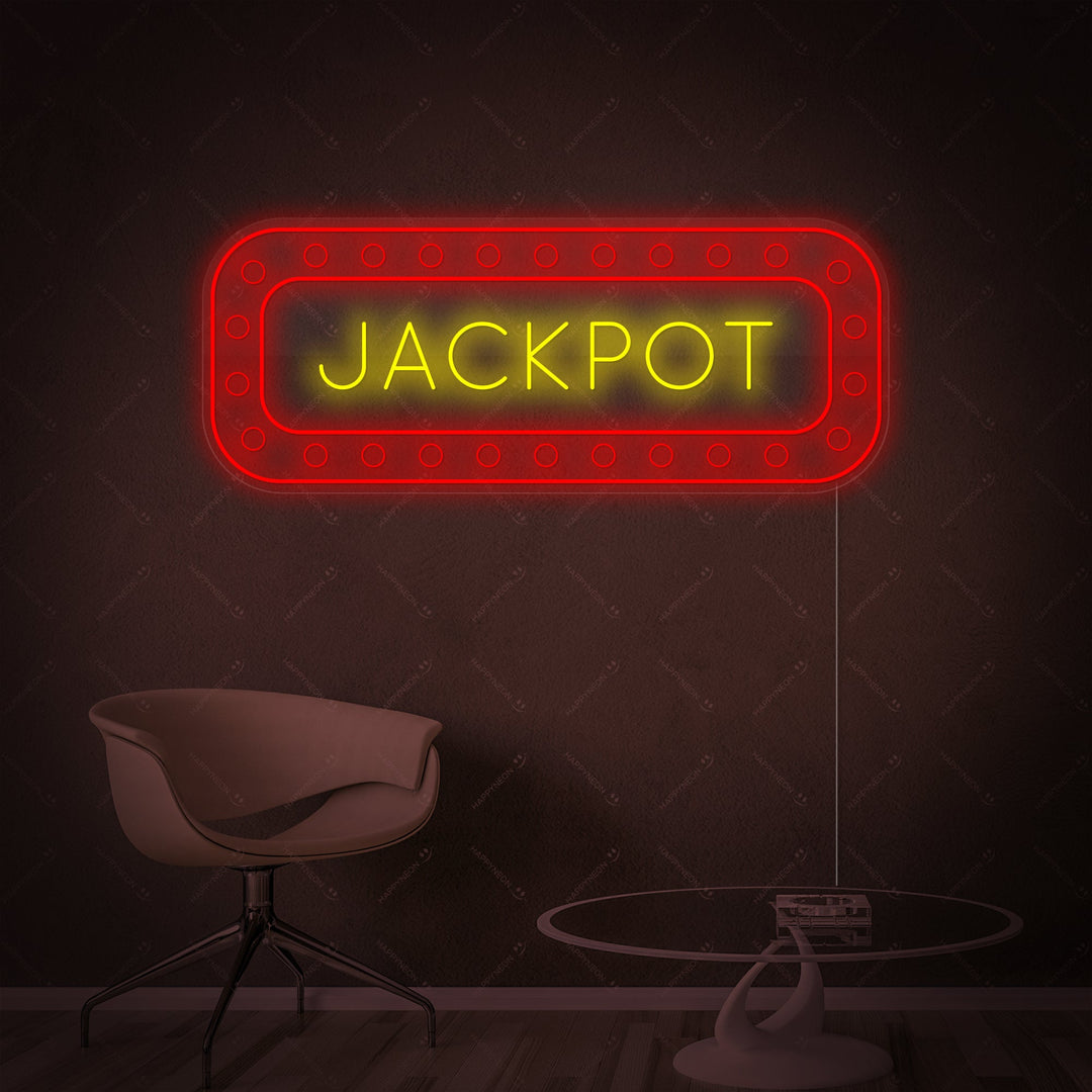 "Jackpot" Neonbord
