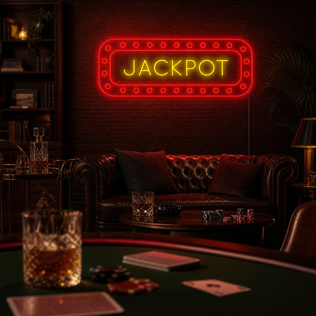 "Jackpot" Neonbord