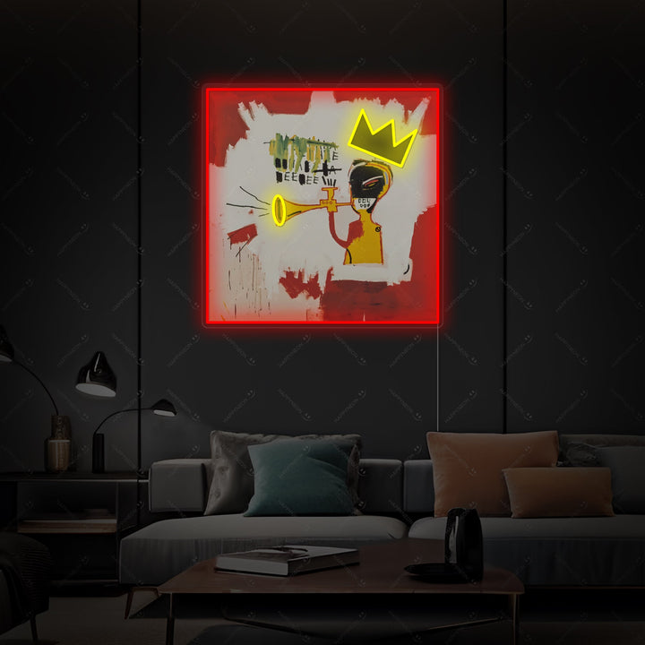"Jean Trompet" Neonbord