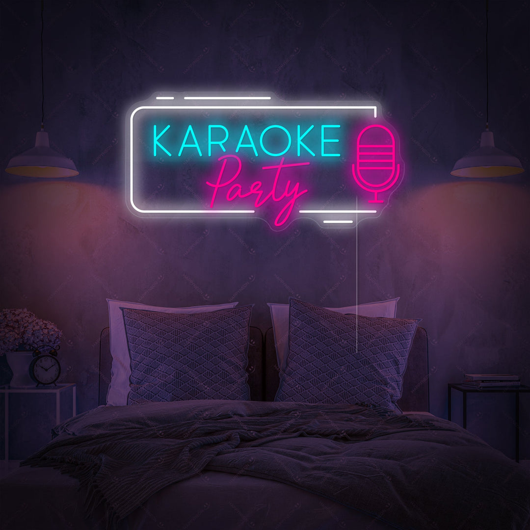 "Karaoke Party" Neonbord