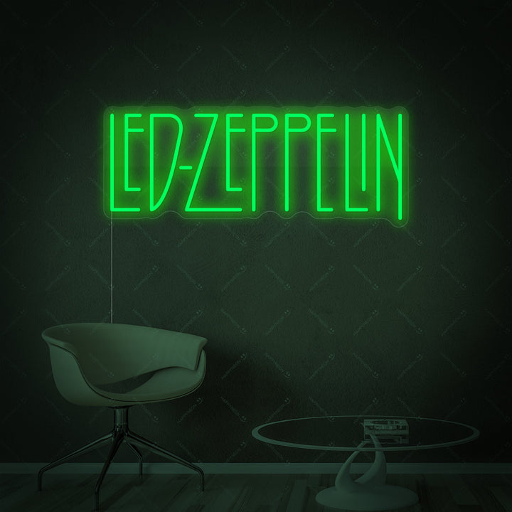 "LED Zeppelin" Neonbord