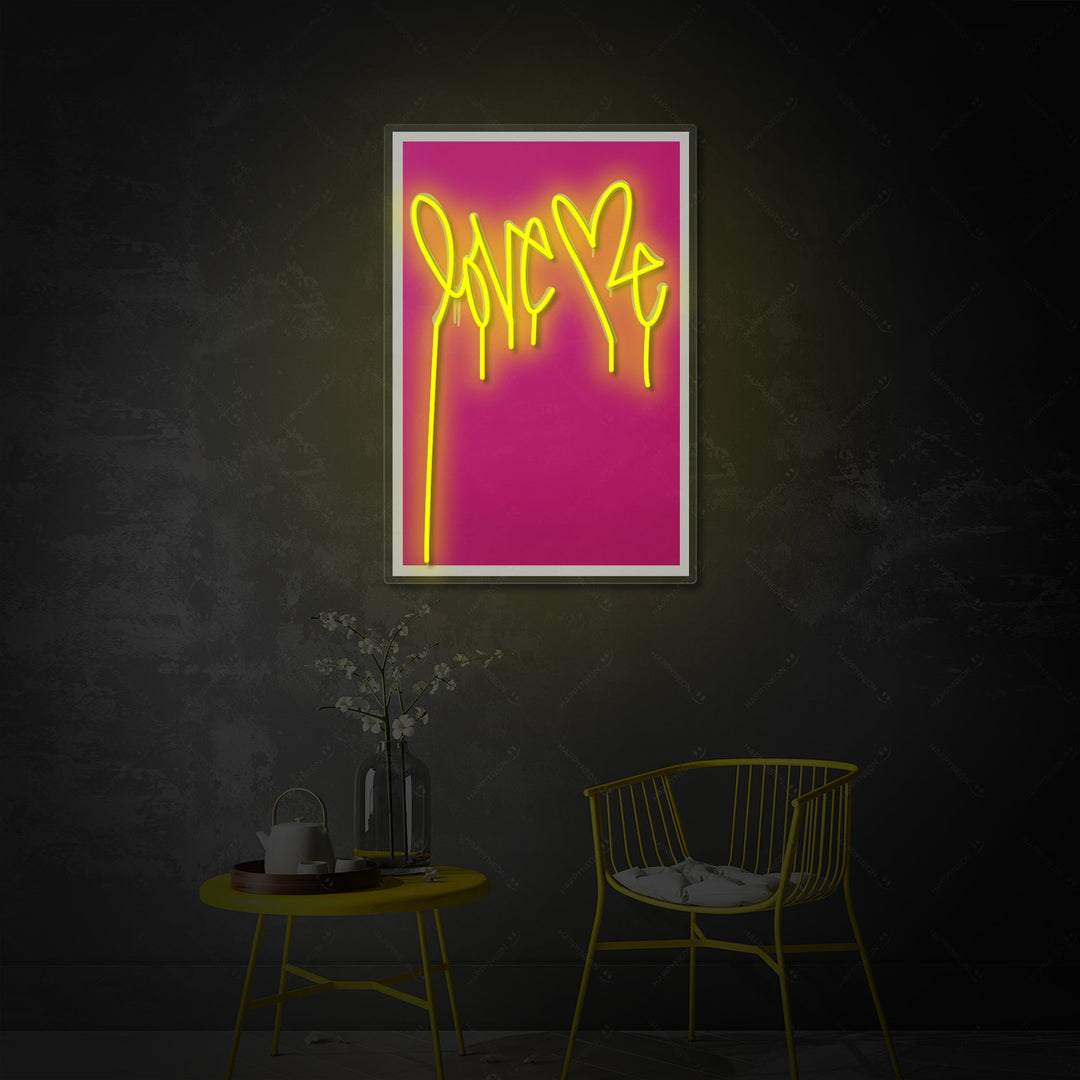 "Love Me" Neonbord