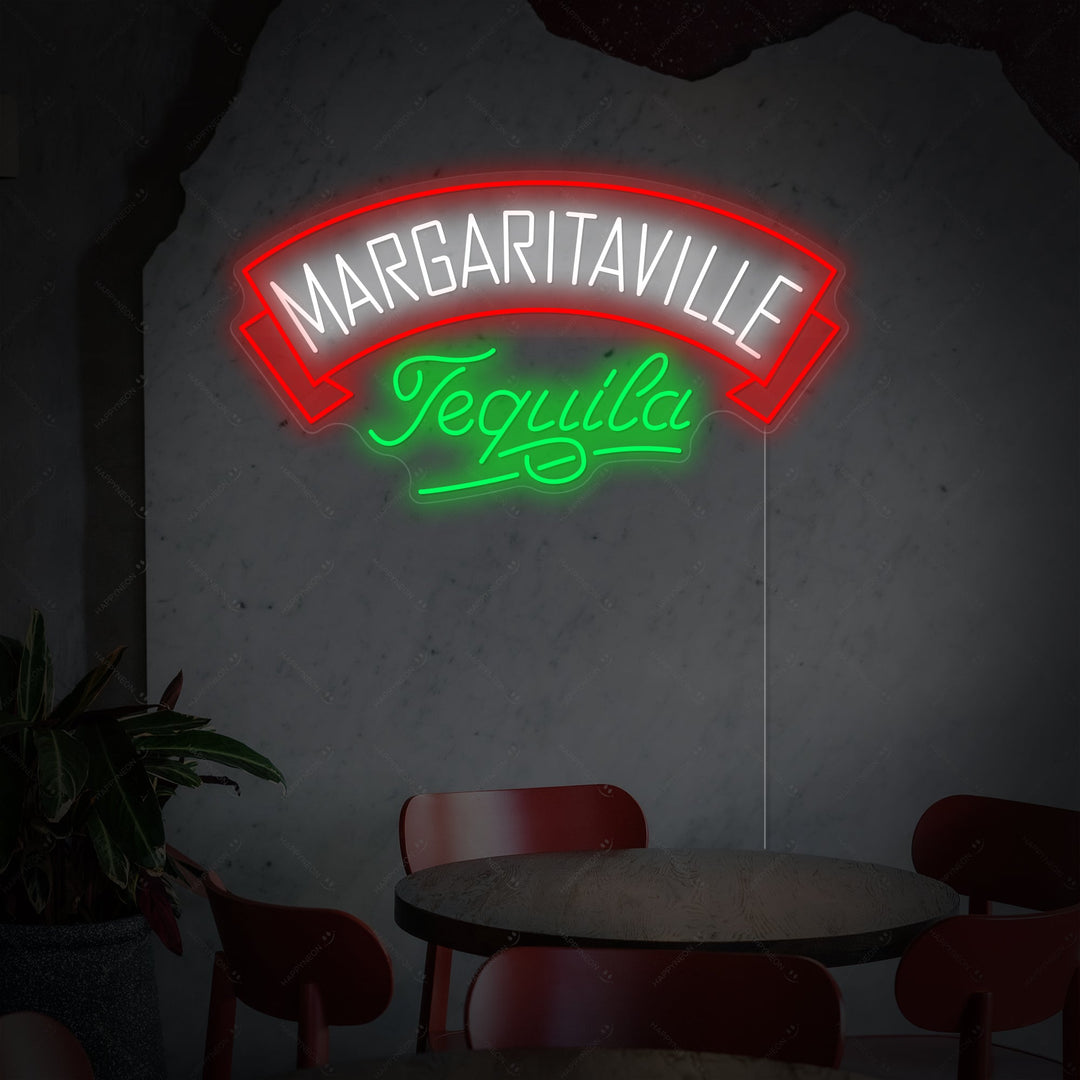 "Margaritaville Tequila" Neonbord