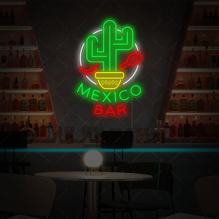 "Mexico Bar" Neonbord