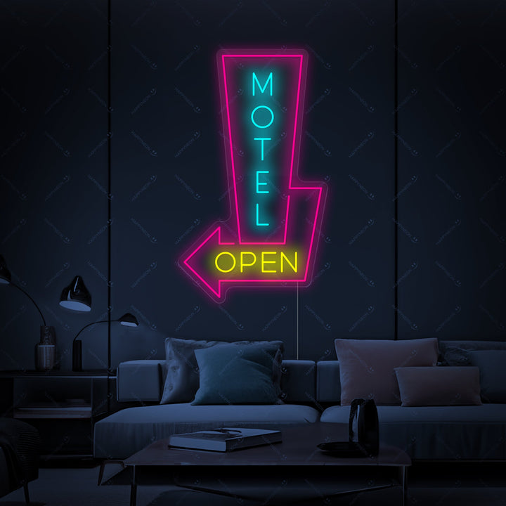 "Motel Open" Neonbord