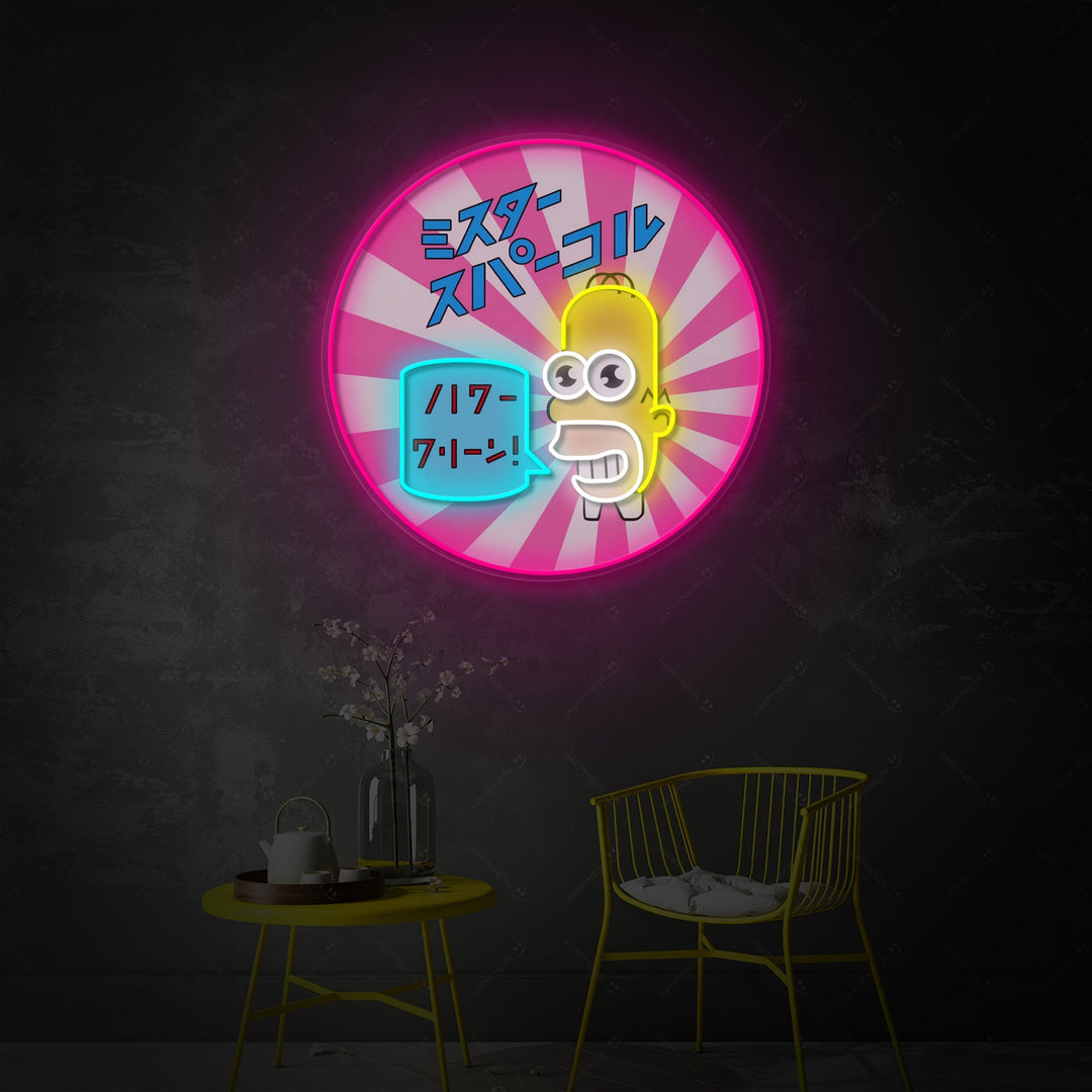 "Mr. Sparkle" Neonbord