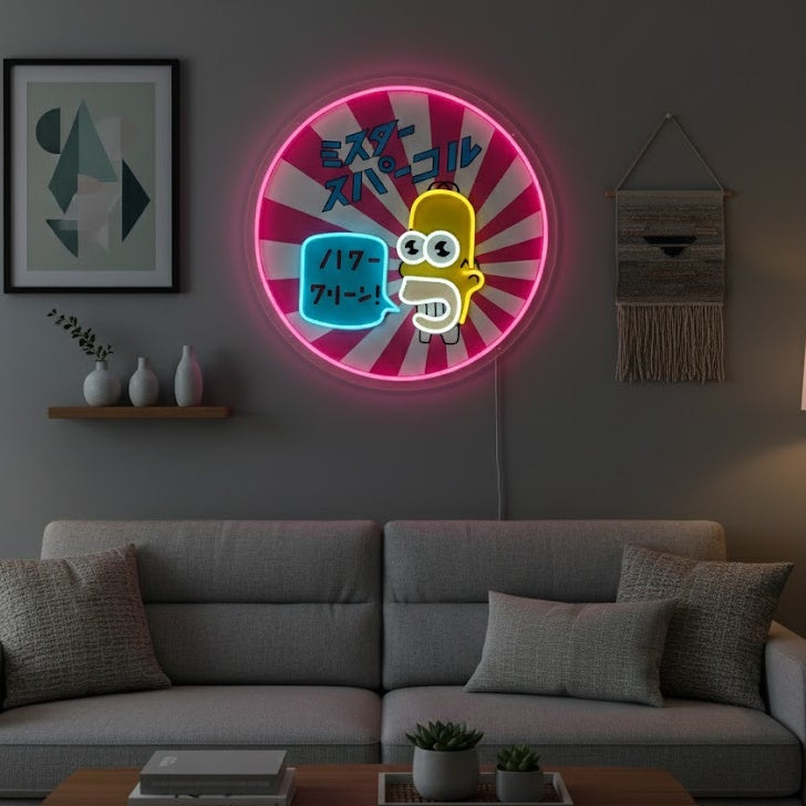"Mr. Sparkle" Neonbord