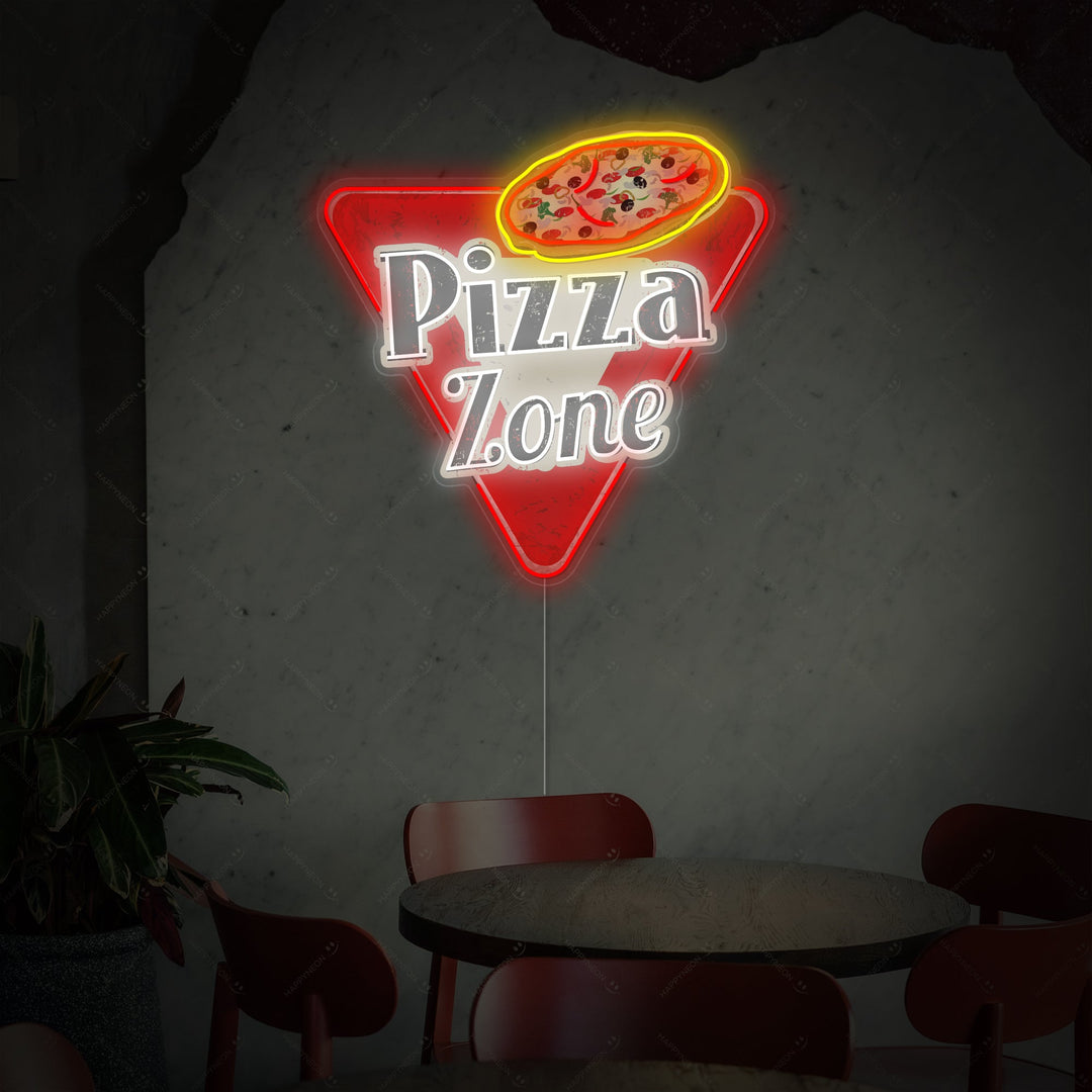 "Pizza Zone" Neonbord