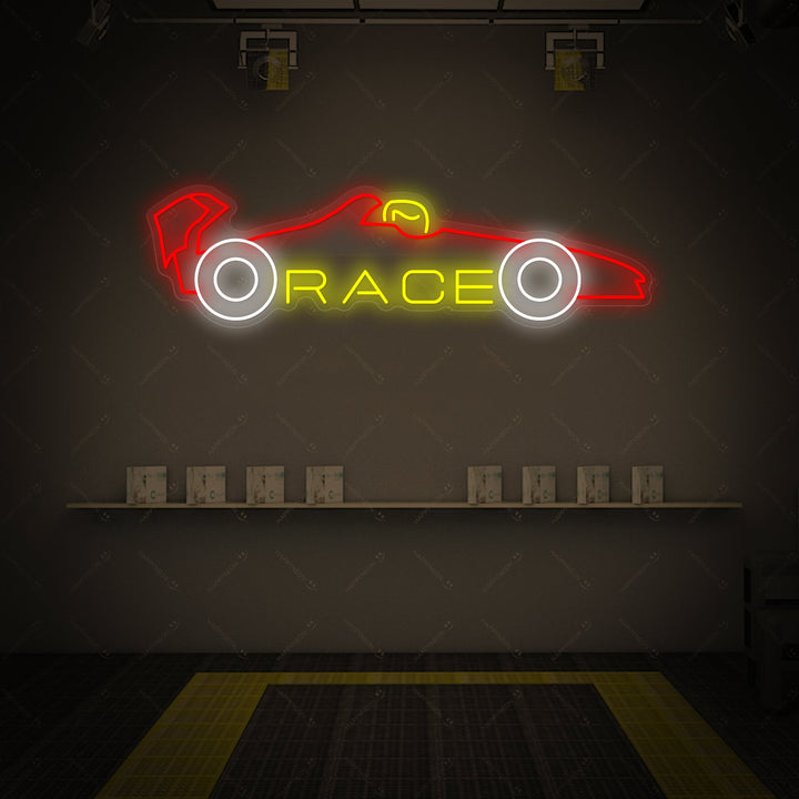 "Race Car" Neonbord