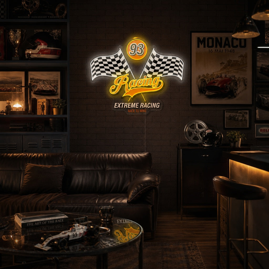 "Racing" Neonbord
