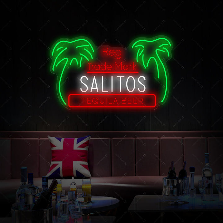 "Salitos Palm" Neonbord