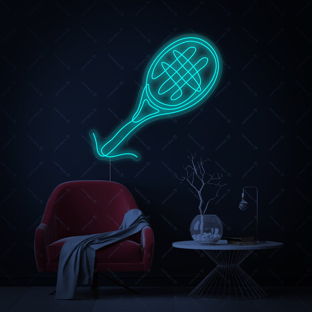 "Tennis Racket" Neonbord