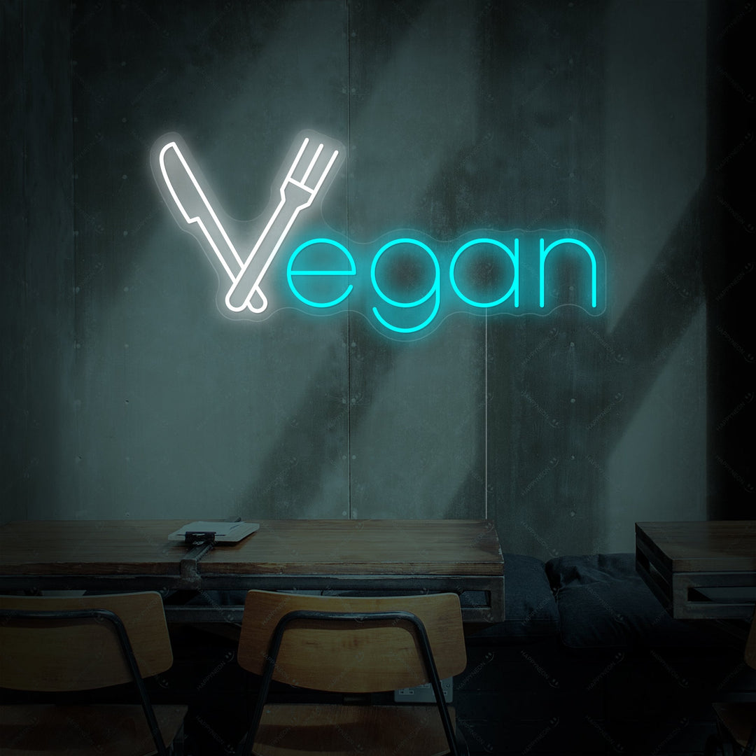 "Vegan" Neonbord