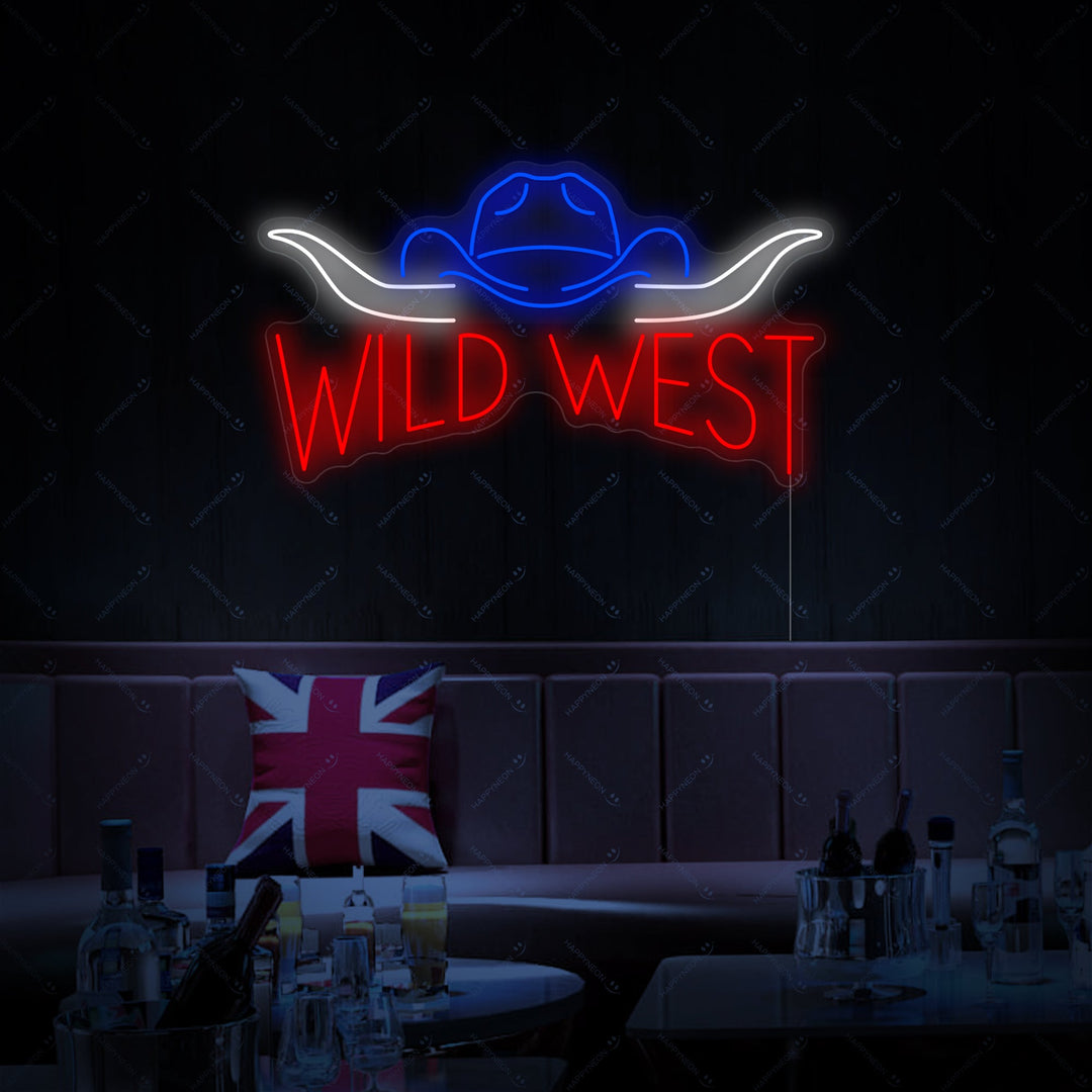 "Wild West" Neonbord