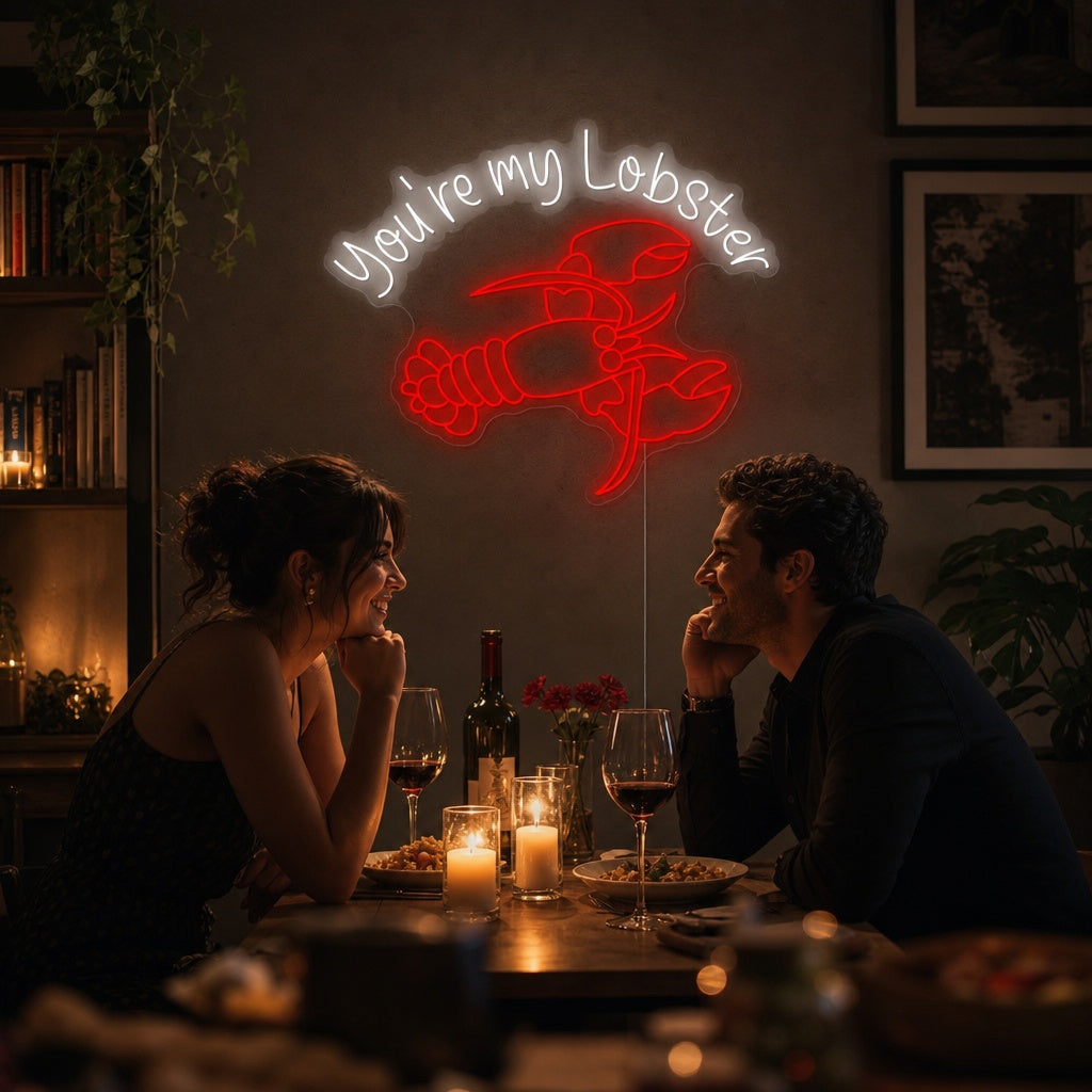 "You're My Lobster" Neonbord
