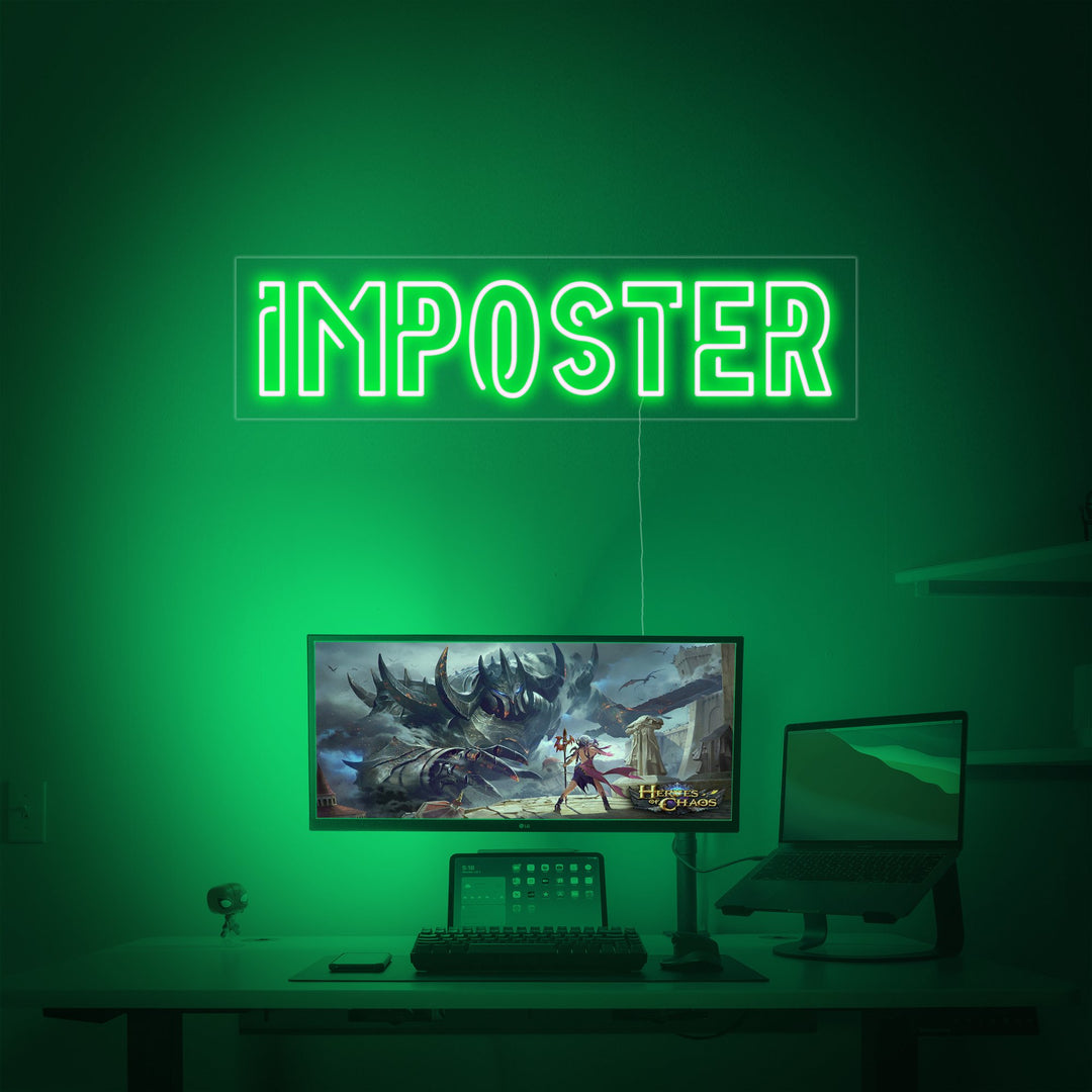 "Imposter, Game Kamer Decor" Neon Verlichting