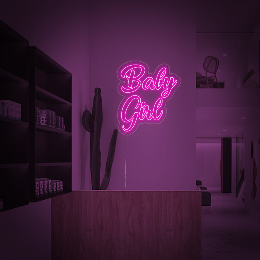 "Baby Girl" Neon Verlichting