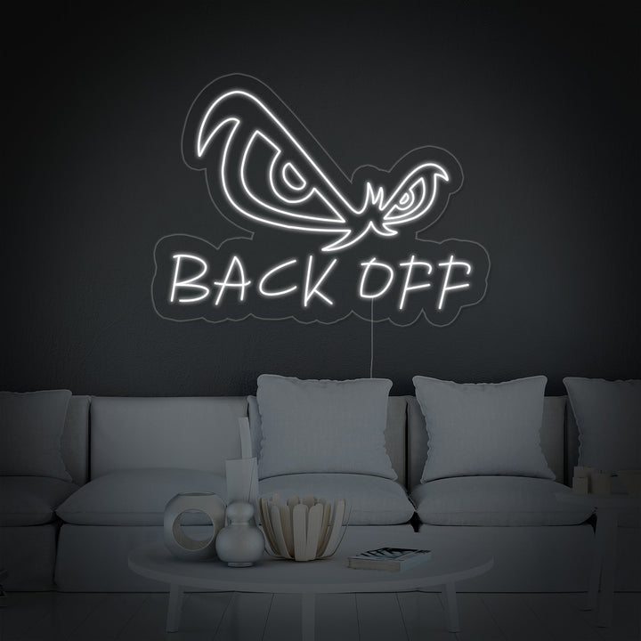 "Areogen, Back Off" Neon Verlichting