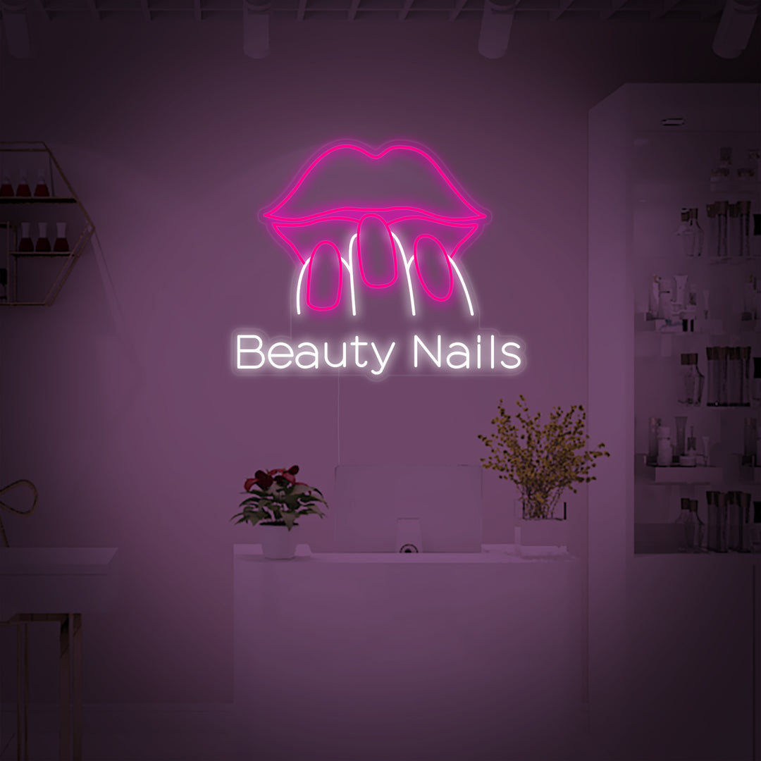 "Beauty Nails" Neon Verlichting