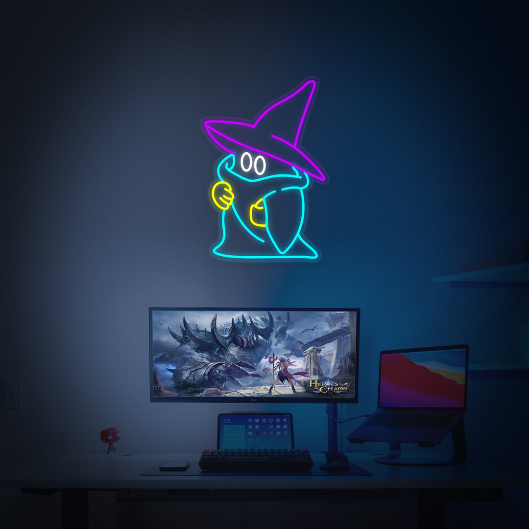 "Black Mage Speldecoratie" Neon Verlichting